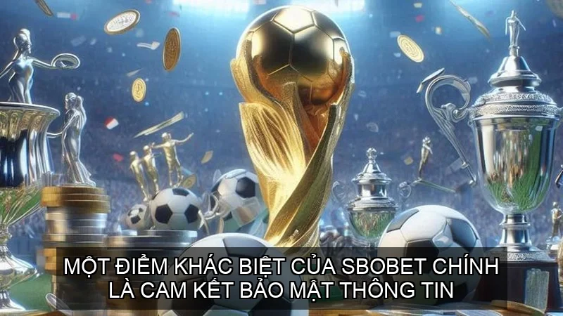 Một điểm khác biệt của SBOBET chính là cam kết bảo mật thông tin