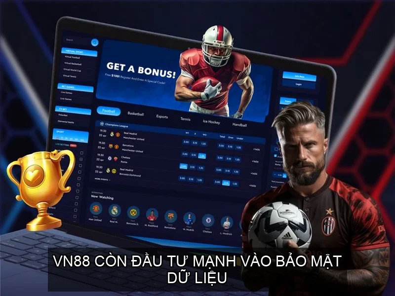 VN88 còn đầu tư mạnh vào bảo mật dữ liệu